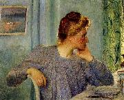 Emile Claus Portret van Mevrouw Claus oil on canvas